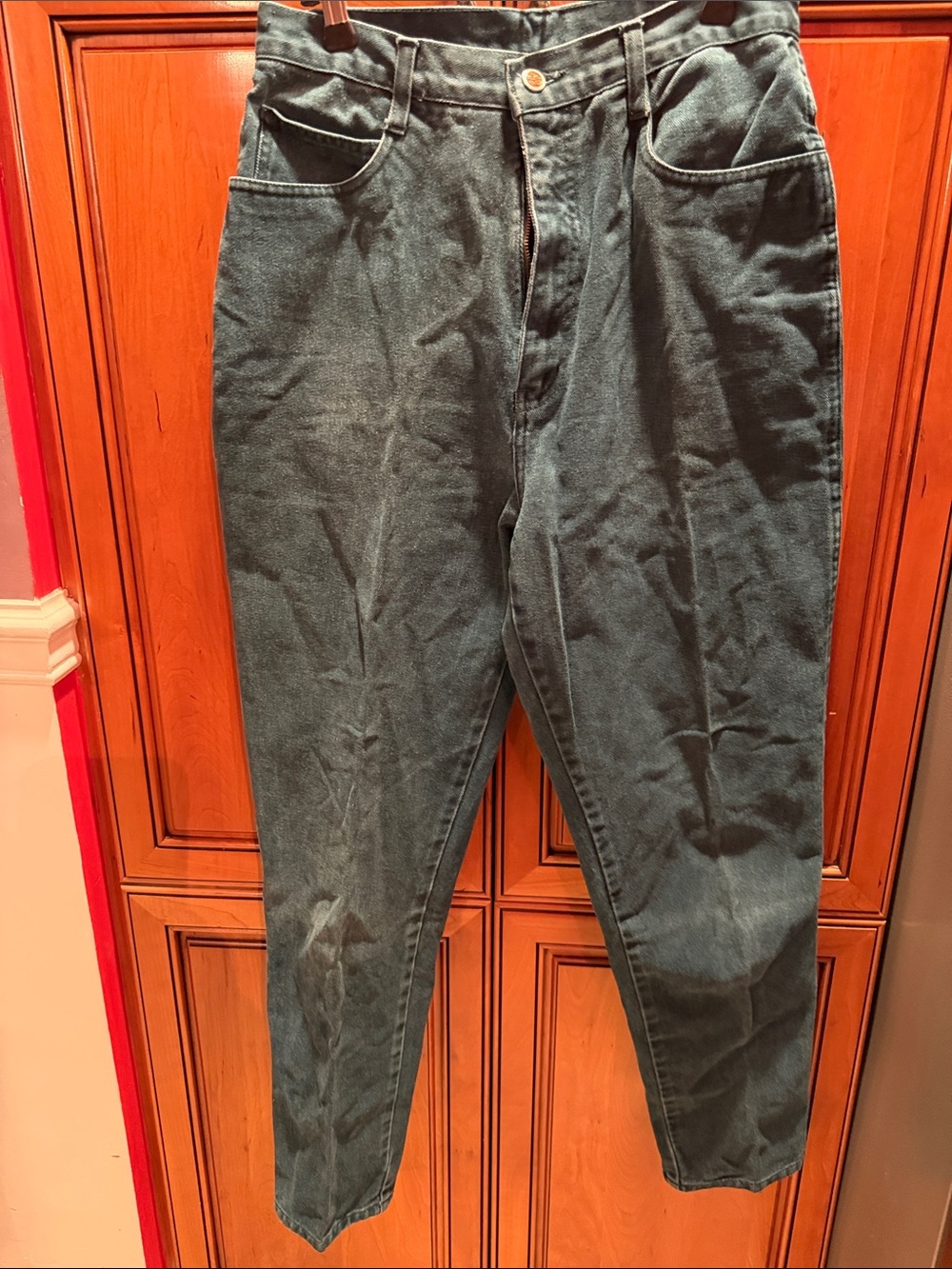 bill blass Women's Easy Fit Jeans in Dark Teal's